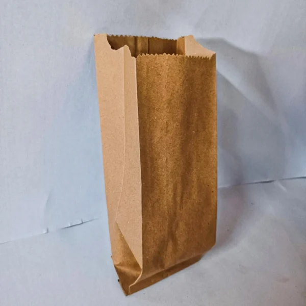 Brown Kraft Paper Grocery Bag - Image 4