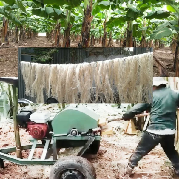 Movable Banana Fiber Extraction Machine