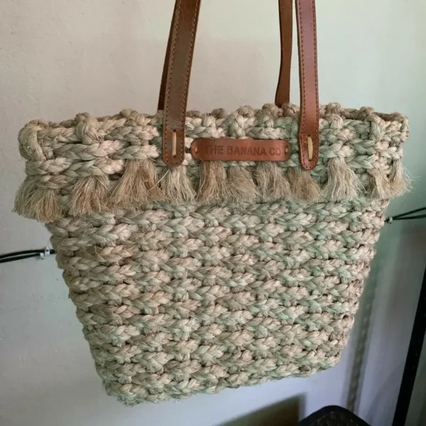 Handmade Banana Fiber Bag - Image 3