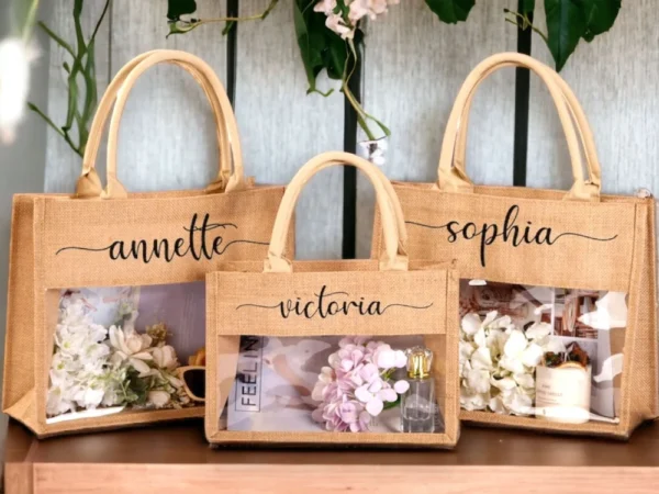 Pvc Window Jute Bag