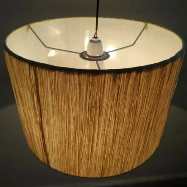 Handmade Banana Fiber Paper Lamp