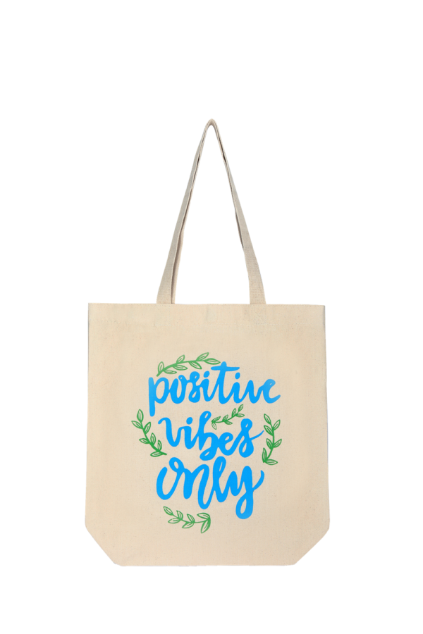 Canvas Quote Printed Tote Bag