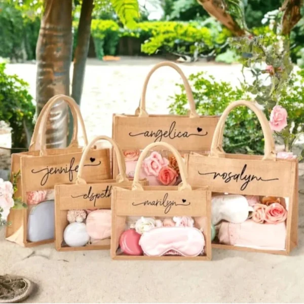 Jute Gift Bag - Image 2