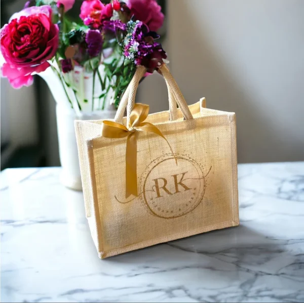 Jute Gift Bag - Image 2