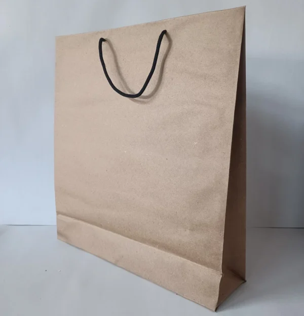 Brown Kraft Paper Carry Bag - Image 2