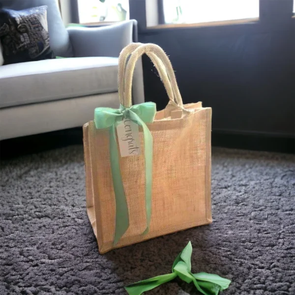 Laminated Jute Bag - Image 3