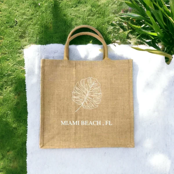 Printed Jute Bag