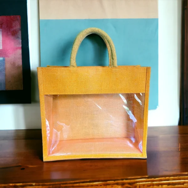 Pvc Window Jute Bag - Image 2