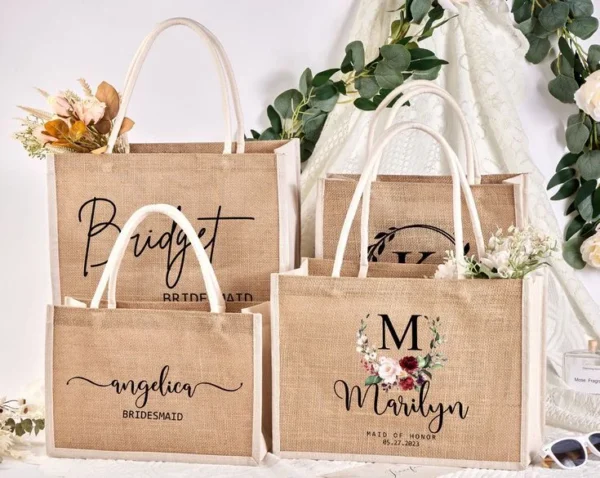 Customized Jute Shopping Bag