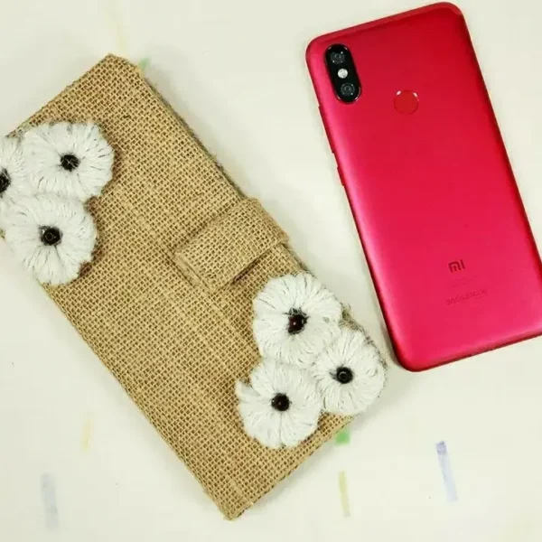 Banana Fiber Fabric Mobile Cover - Image 3