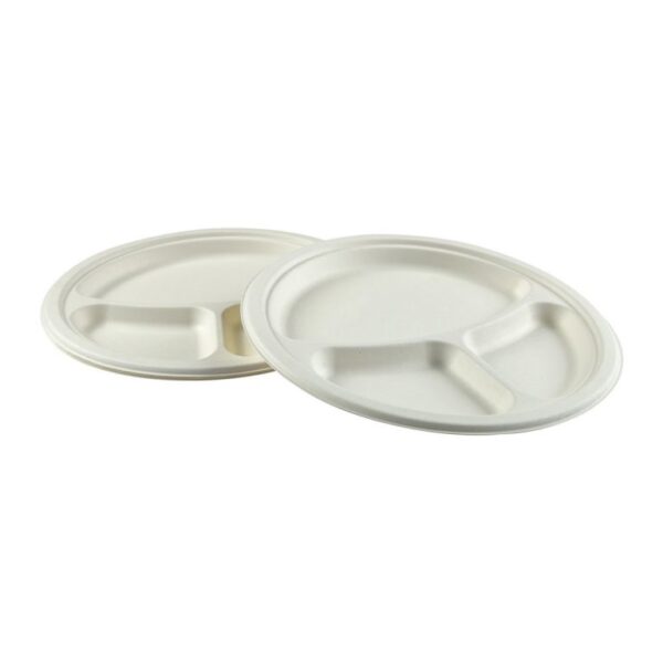 10″ 3-Section Round Plates - Image 3