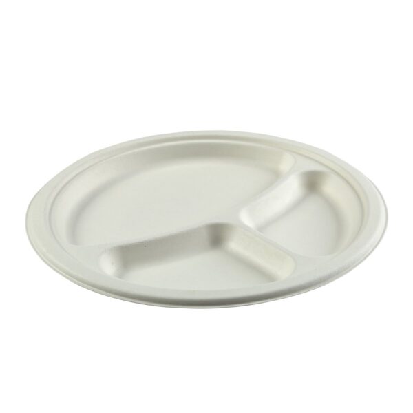 10″ 3-Section Round Plates - Image 2