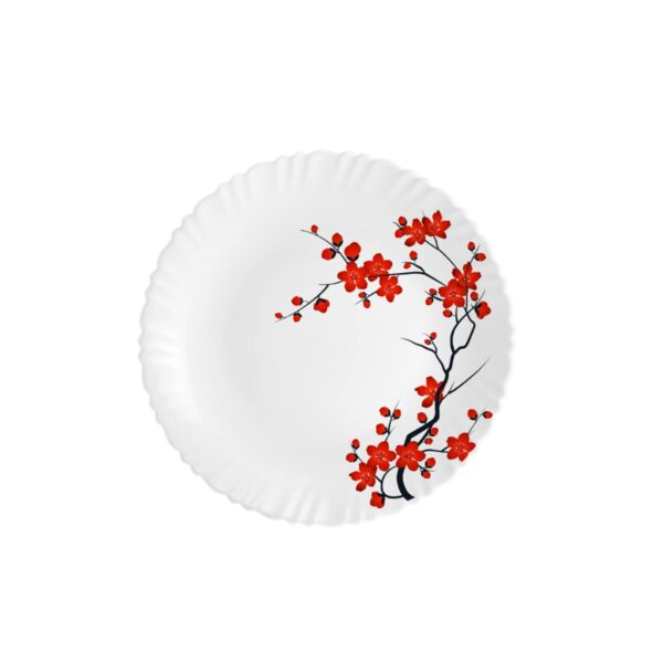 6.5 Inch Square Printed Biodegradable Paper Plate